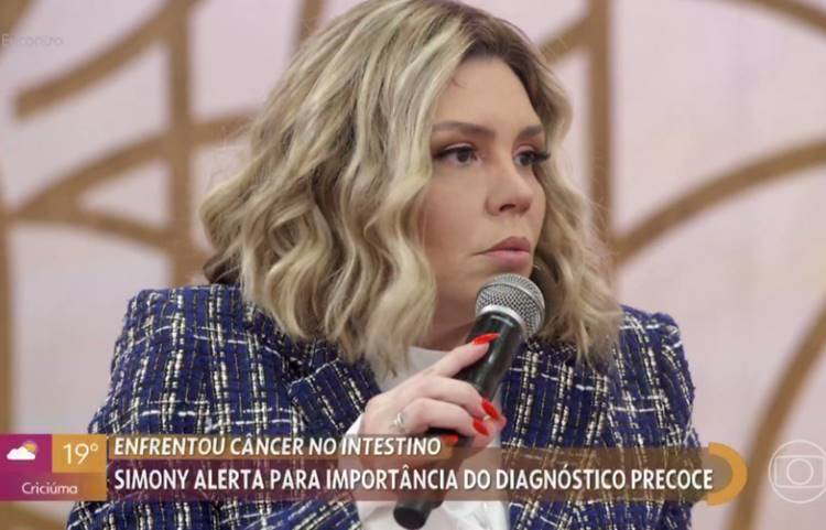 No ‘Encontro’, Simony fala sobre livro após fim de tratamento do câncer