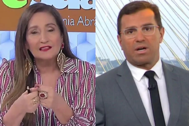 Sonia Abrão e Rodrigo Bocardi