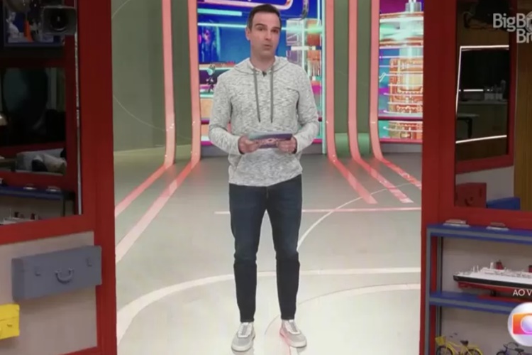 BBB23: Confira o discurso de Tadeu Schmidt na eliminação de Domitila Barros