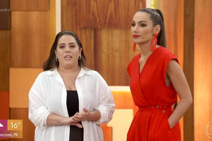 Tati Machado e Patrícia Poeta no Encontro