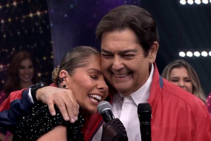 Adriane Galisteu e Faustão