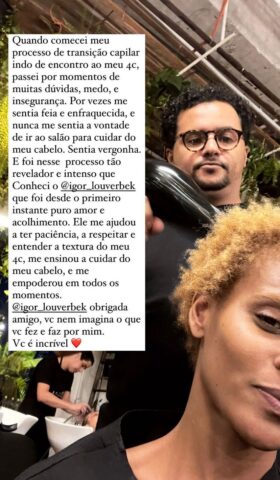 Postagem de Aline Wirley