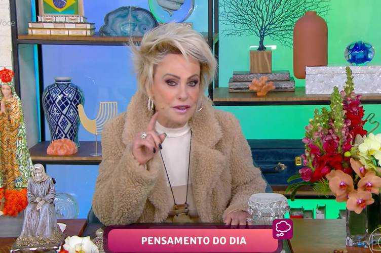 Ana Maria Braga aconselha público do ‘Mais Você’ ao vivo: “Cuide da sua energia”