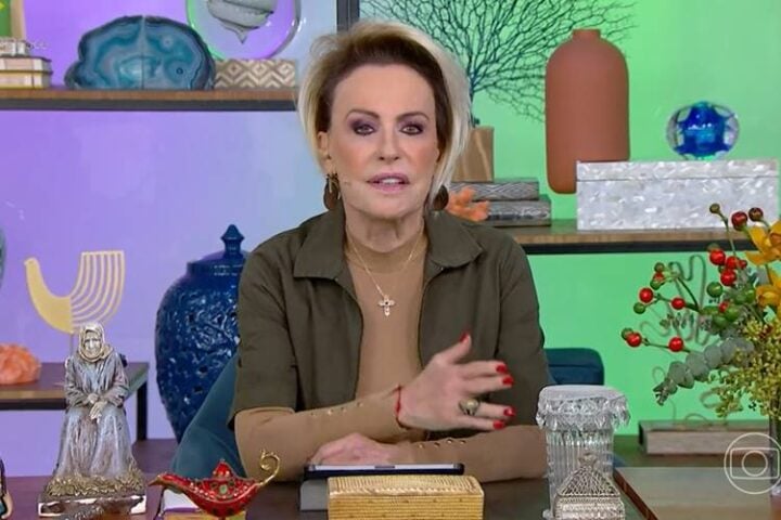 Ana Maria Braga no Mais Você - Foto: TV Globo