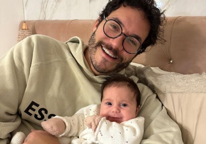 Eliezer e a filha, Lua - Reprodução Instagram