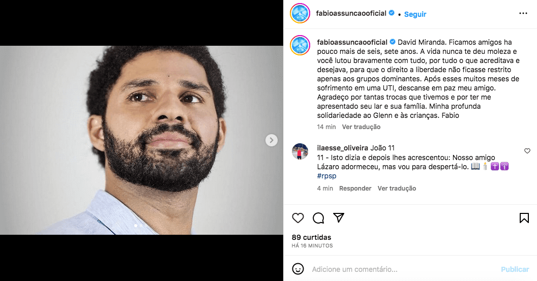 Fabio Assunção via Instagram