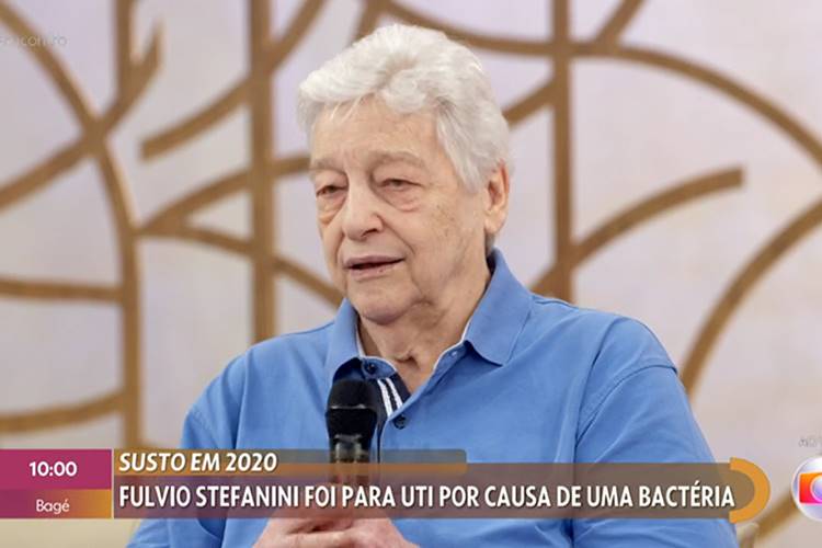 No ‘Encontro’, Fúlvio Stefanini expõe doença que o levou para a UTI de hospital