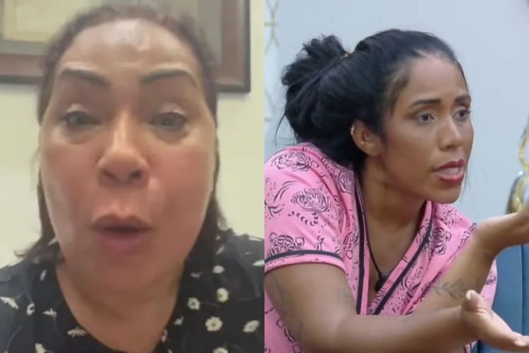 Mãe de Gil do Vigor vai aos prantos após filha ser chamada de ‘Maria Camburão’ em reality show