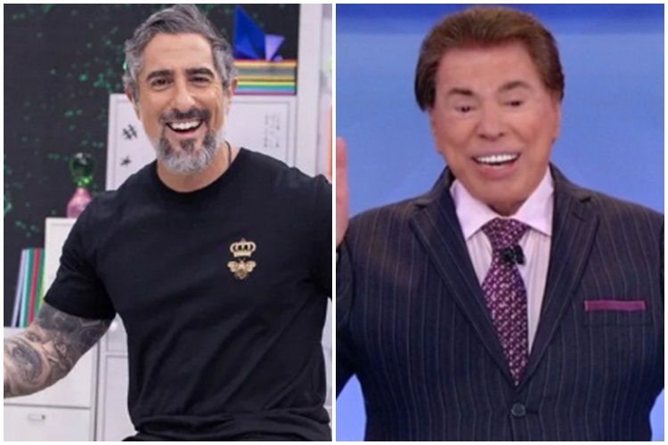 Marcos Mion e Silvio Santos - Globo e SBT