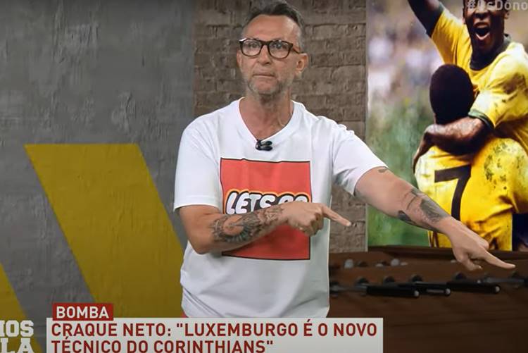 Neto, da Band, surpreende com drástica notícia envolvendo o Corinthians ao vivo