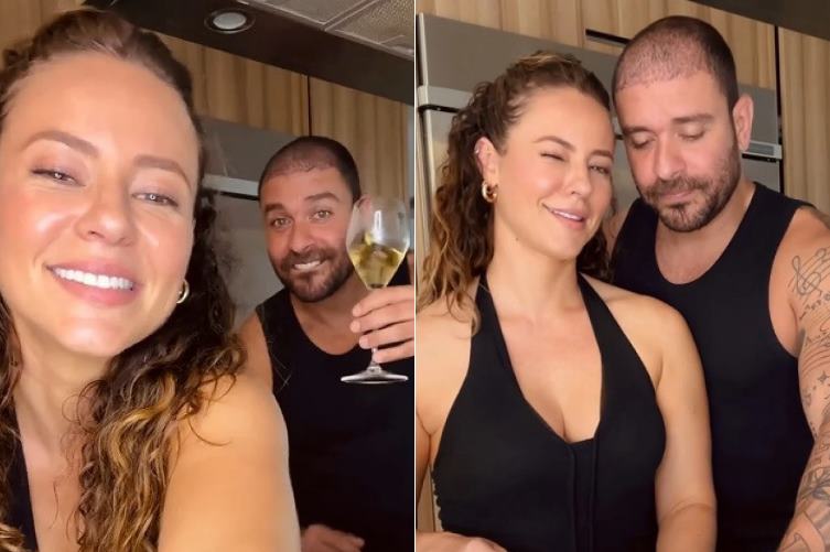 Paolla Oliveira e Diogo Nogueira surgem em clima de romance: ”Nenhum defeito”