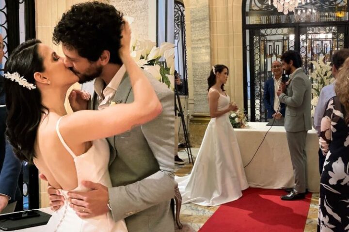 Pérola Faria e Mario Bregieira