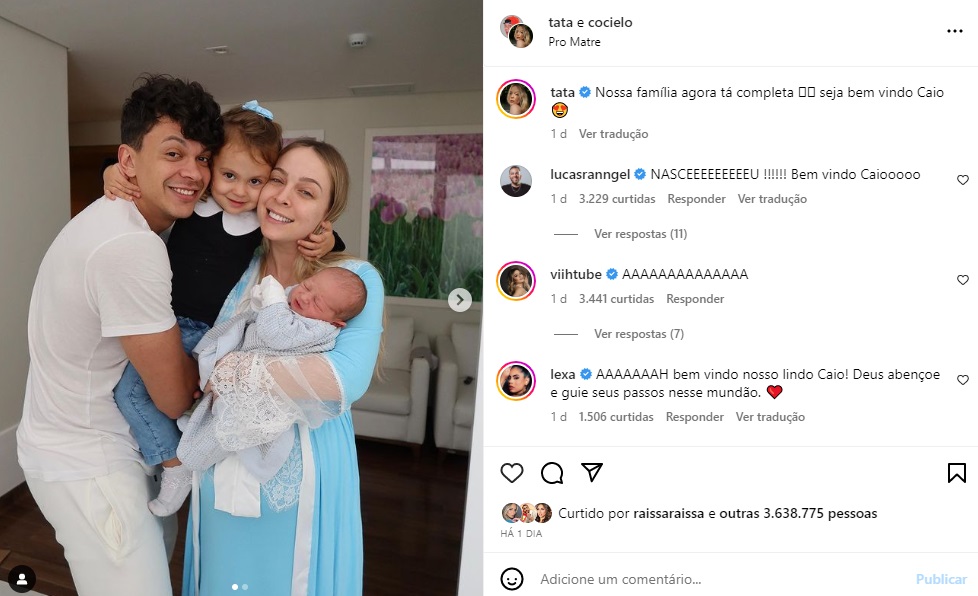 Postagem com o comentário de Lexa (Foto: Reprodução Instagram)