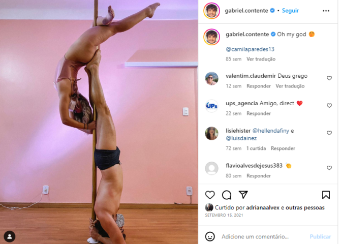 Postagem de Gabriel Contente