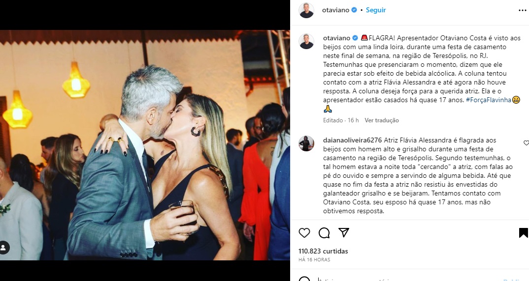 Postagem Otaviano (Foto: Reprodução Instagram)