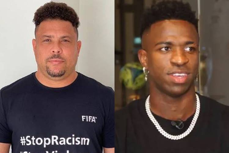 Ronaldo se revolta com ataques racistas contra Vinicius Junior na Espanha: “absurdo”
