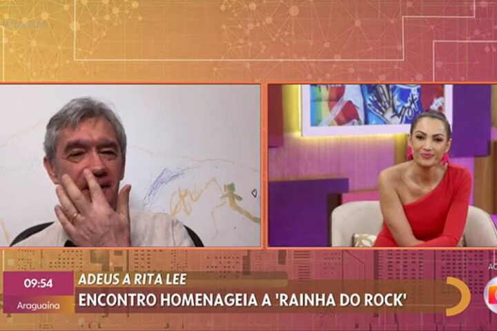 Serginho Groisman e Patrícia Poeta no Encontro