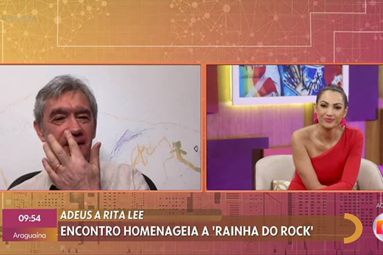 Serginho Groisman surge emocionado no ‘Encontro’ e faz revelação sobre Rita Lee