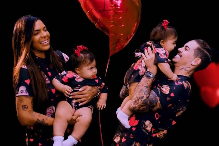 Biel celebra 10 meses da filha e encanta ao compartilhar vídeo: “fofura”