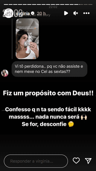 Virginia via Instagram Stories