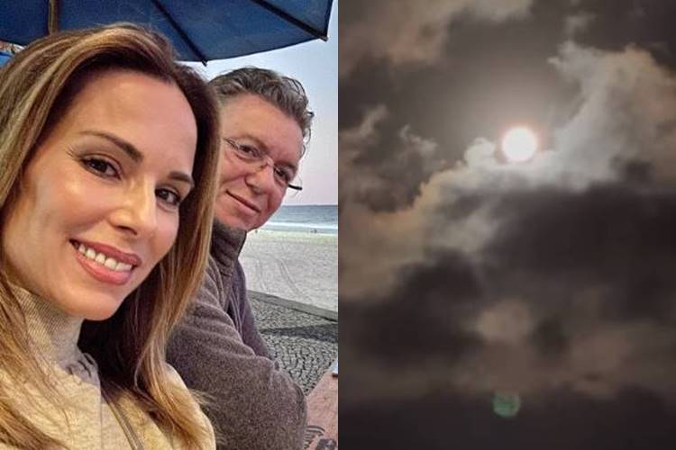 Ana Furtado surge em momento romântico com Boninho: “O melhor anoitecer”