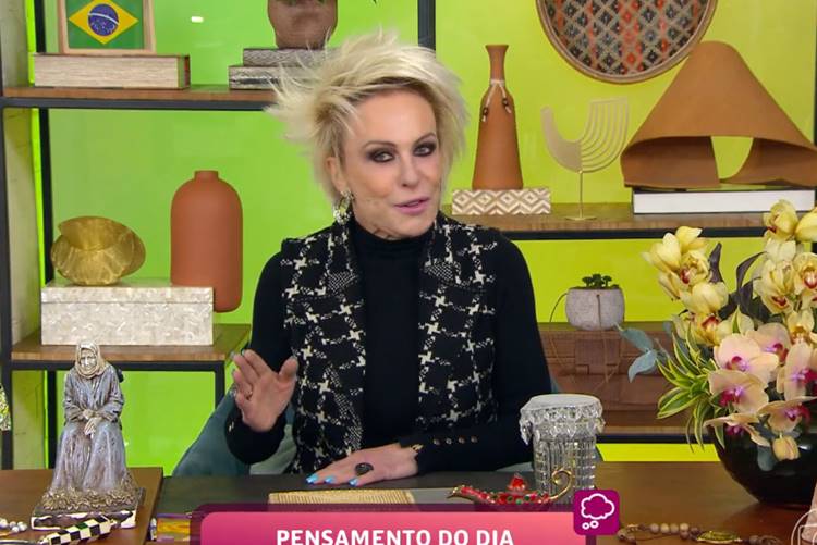 Ana Maria Braga causa com ‘Pensamento do Dia’ ao vivo no ‘Mais Você’