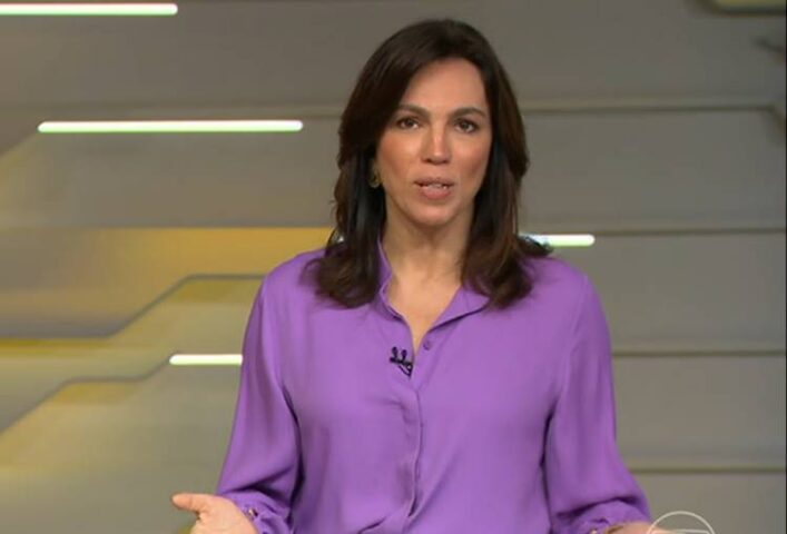 Ana Paula Araújo no Bom Dia Brasil - Foto: Globo