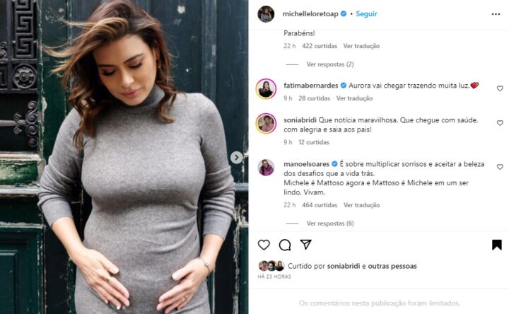 Fátima Bernardes celebra notícia de gravidez: 