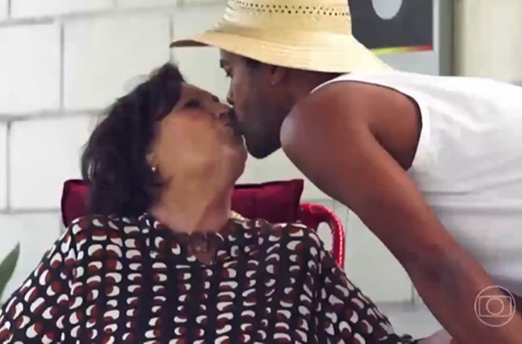 Dona Dea Lucia e Samuel de Assis - Reprodução Globo
