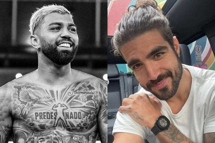 Gabigol causa alvoroço na web e fã ironiza Caio Castro: “porque choras?”