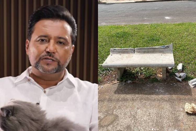 Geraldo Luís lamenta destruição da praça feita em homenagem a mãe: “maldade”