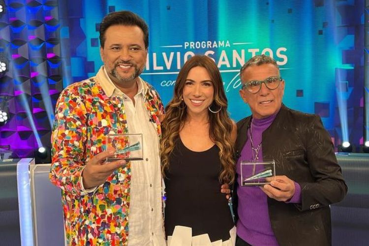 Geraldo Luís, Patrícia Abravanel e Eri Johnson