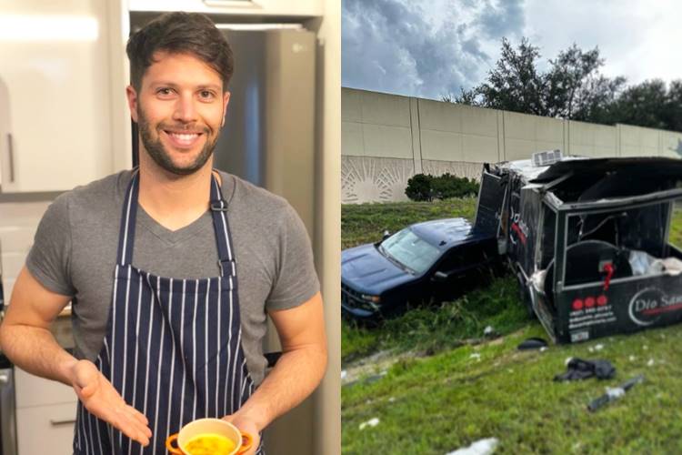 Ator Gustavo Leão sofre grave acidente com food truck nos EUA