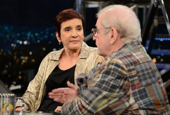 Lucia Hippolito no Jô Soares Lucia Hippolito no Jô Soares