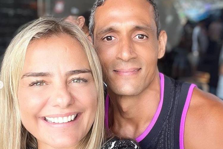 Milene Domingues surge em fotos raras com André Luiz: “amor e respeito”