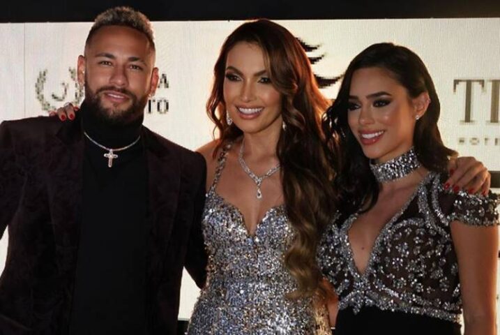 Neymar, Patrícia Poeta e Bruna Biancardi