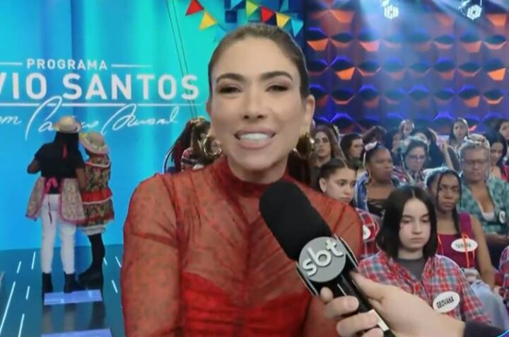 Patrícia Abravanel no Fofocalizando ao vivo - Foto: SBT