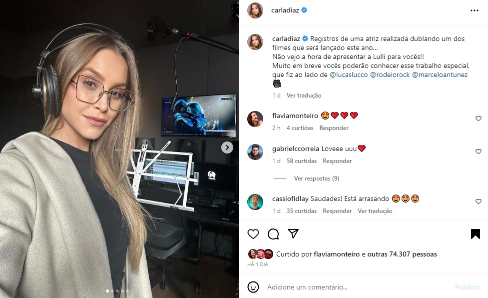 Postagem Carla Diaz (Foto: Reprodução Instagram) Postagem Carla Diaz (Foto: Reprodução Instagram)