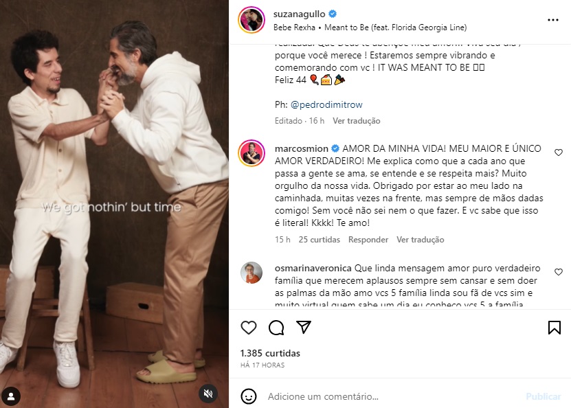 Postagem de Marcos Mion (Foto: Reprodução Instagram)