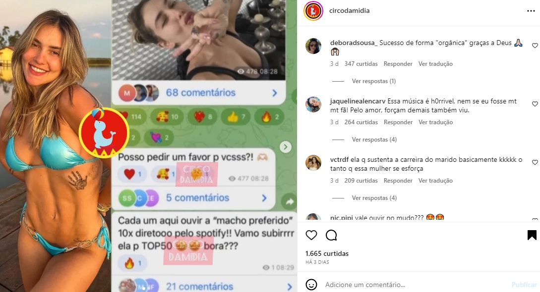 Postagem Virginia Fonseca (Foto: Reprodução Instagram)