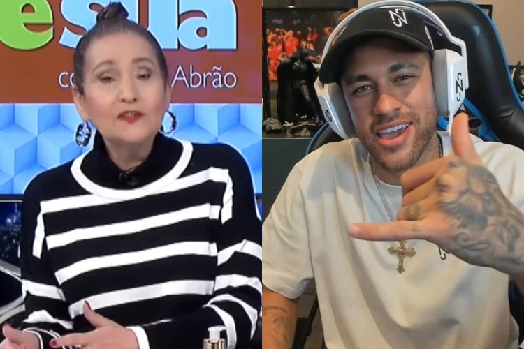 Sonia Abrão Neymar Sonia Abrão e Neymar