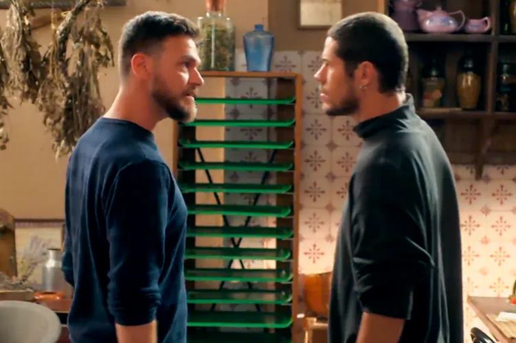 Vai na Fé: Theo e Lui Lorenzo entram em conflito por Lumiar