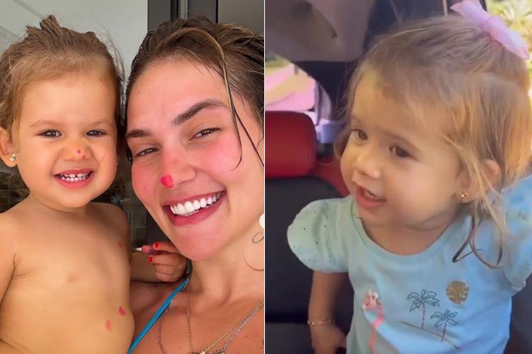 Filha de Virgínia aparece cantando em momento fofo: ”criança abençoada”