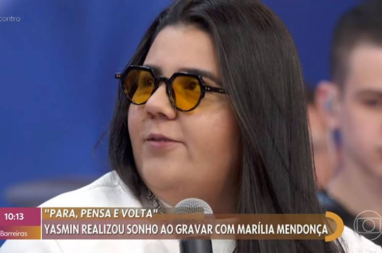 Yasmin Santos revela que realizou sonho ao gravar com Marília Mendonça