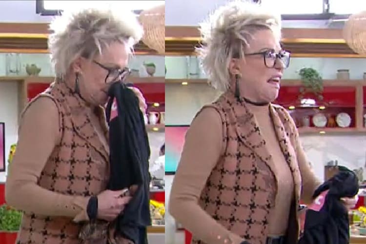 Ana Maria Braga reclama de casaco fedorento jogado pelos estúdios do Mais Você: ‘Cecê danado’