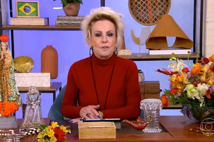 Ana Maria Braga abre o ‘Mais Você’ abalada com a morte de Zé Celso: “não resistiu”