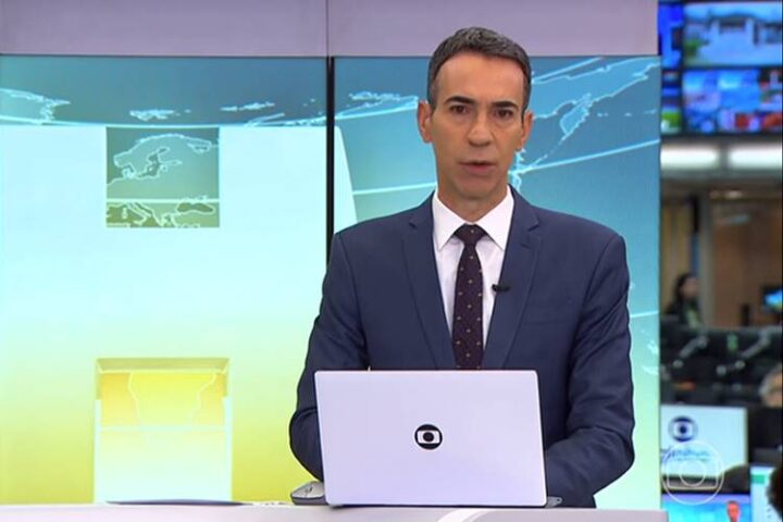 César Tralli César Tralli entra com plantão no Encontro - Foto: Globo