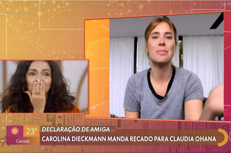 Claudia Ohana e Carolina Dieckmann
