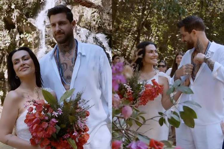 Cleo Pires mostra novas imagens do seu casamento com Leandro D’Lucca: “momento mágico”