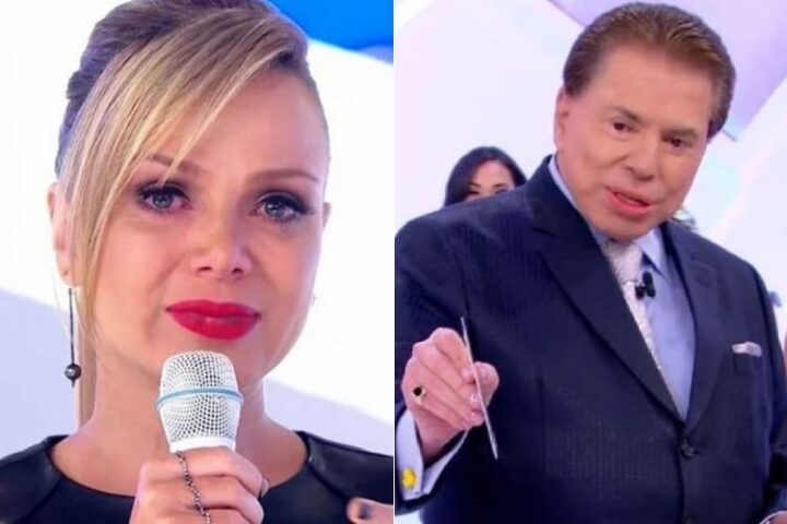 Eliana e Silvio Santos